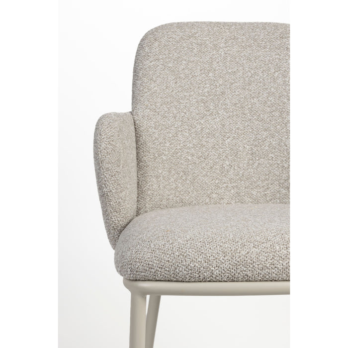 Housecraft Living Jerrico Eetkamerstoelen Licht Beige - Set van 2