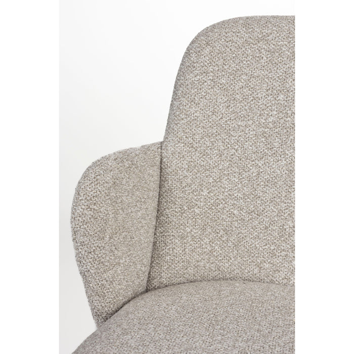 Housecraft Living Jerrico Eetkamerstoelen Licht Beige - Set van 2