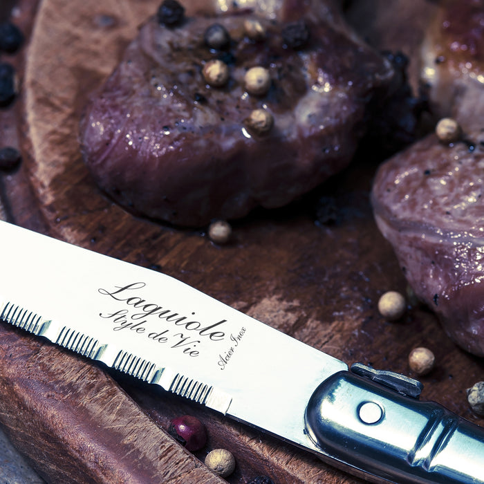 Laguiole Style de Vie Premium Line Steakmessenset 6 st.