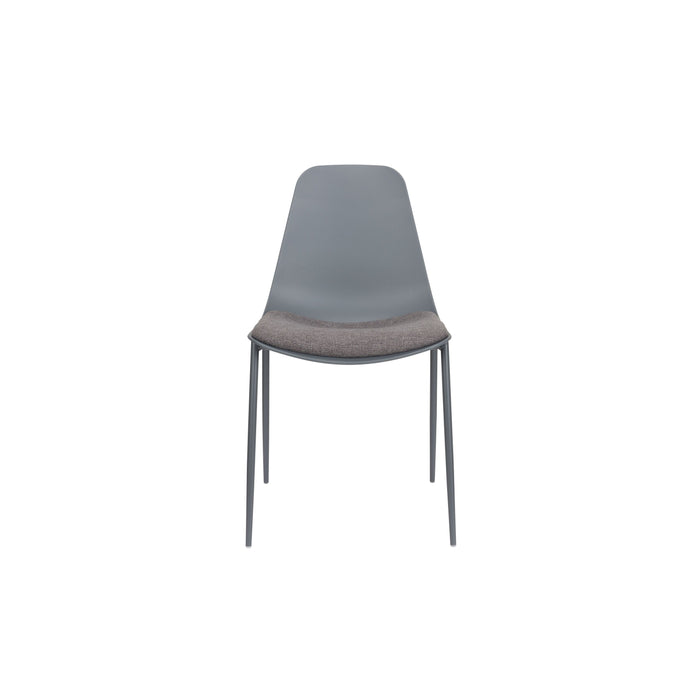 Housecraft Living Jeffrey Eetkamerstoelen Grijs - Set van 4