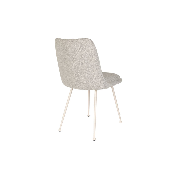 Housecraft Living Fijs Eetkamerstoelen Off-White - Set van 2 - Grijs