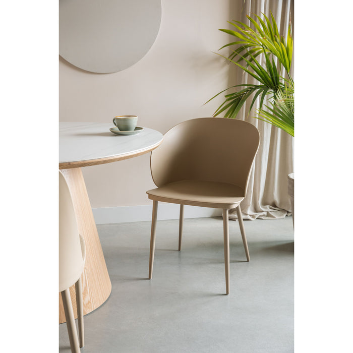 Housecraft Living Gigi Eetkamerstoelen Beige - Set van 2