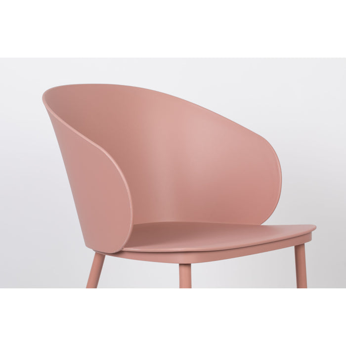 Housecraft Living Gigi Eetkamerstoelen Roze - Set van 2