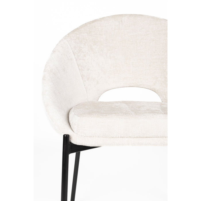 Housecraft Living Dando Eetkamerstoelen Off White - Set van 2