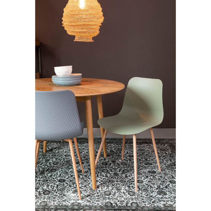Housecraft Living Leon Eetkamerstoelen Groen - Set van 2