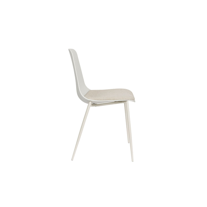 Housecraft Living Jeffrey Eetkamerstoelen Wit - Set van 4