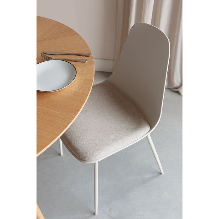 Housecraft Living Jeffrey Eetkamerstoelen Wit - Set van 4