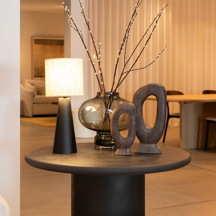 Atmooz Bimisi - Tafellamp - Zwart en Wit - 50 x 21 cm