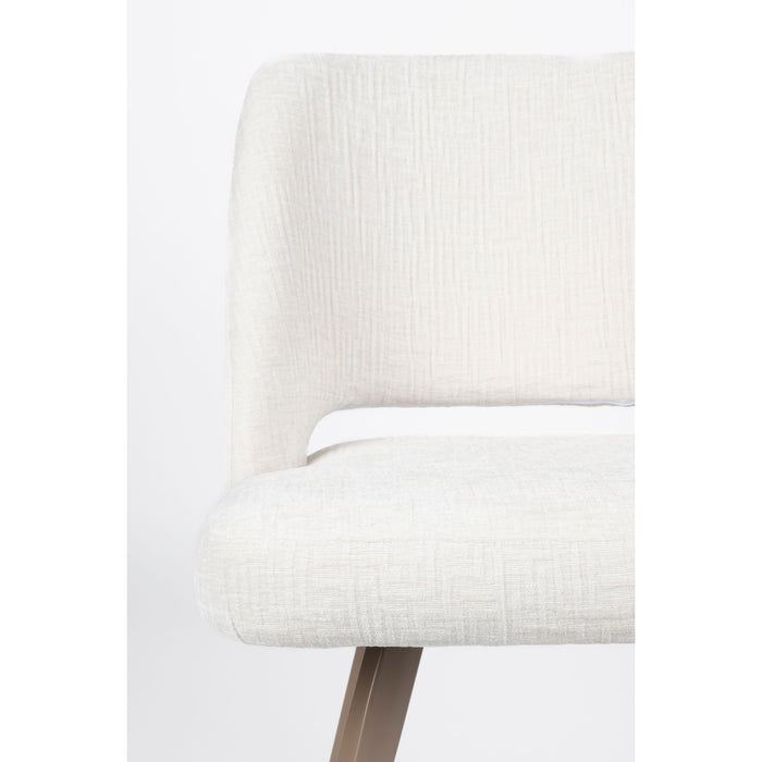 Housecraft Living Yves Eetkamerstoelen Wit - Set van 2