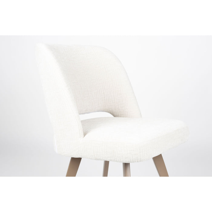 Housecraft Living Yves Eetkamerstoelen Wit - Set van 2