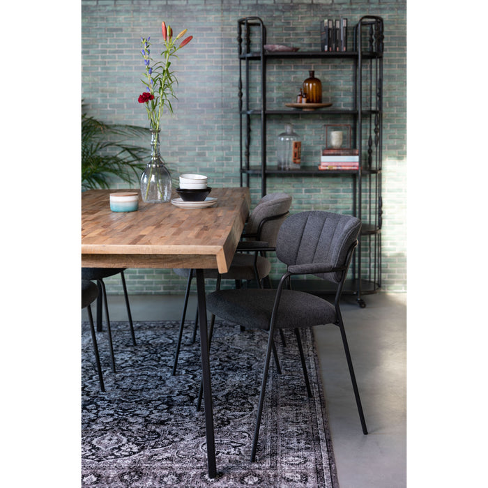 Feliz Lifestyle Set van 2 eetkamerstoelen Alina met armleuning