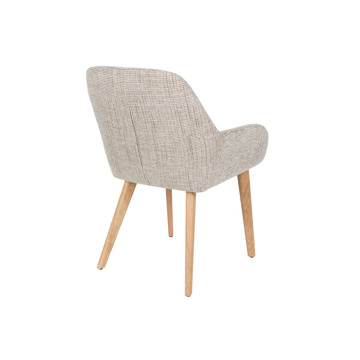 Housecraft Living Loua Eetkamerstoelen Beige| Bruin - Set van 2