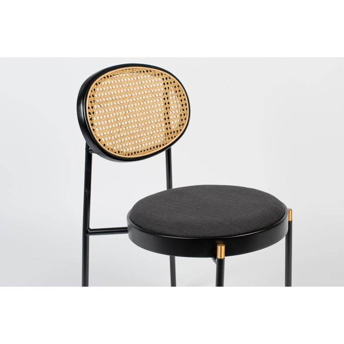 Bold Monkey Don't Stop The Webbing Eetkamerstoel - Set van 2 - Zwart