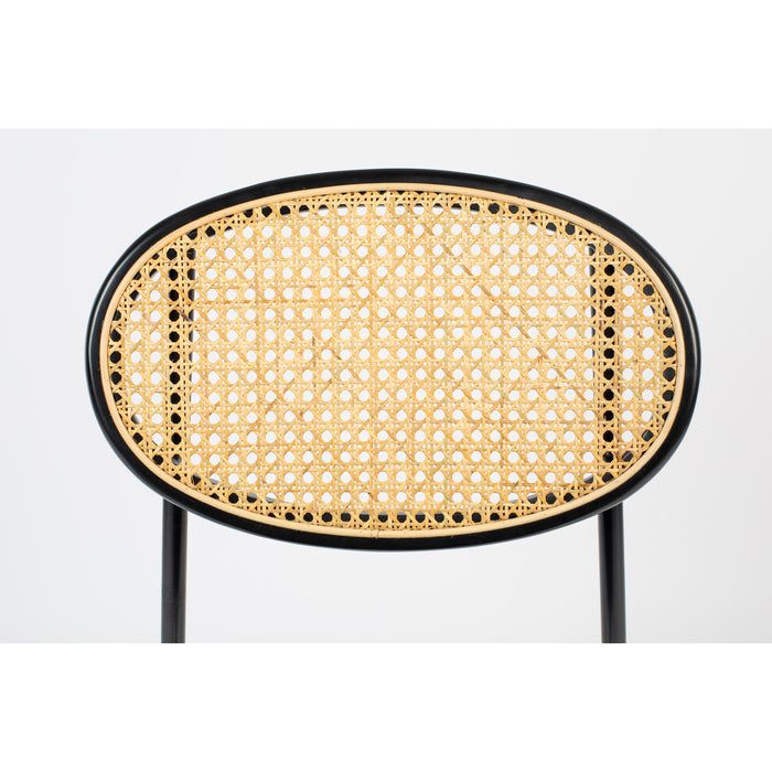 Bold Monkey Don't Stop The Webbing Eetkamerstoel - Set van 2 - Zwart