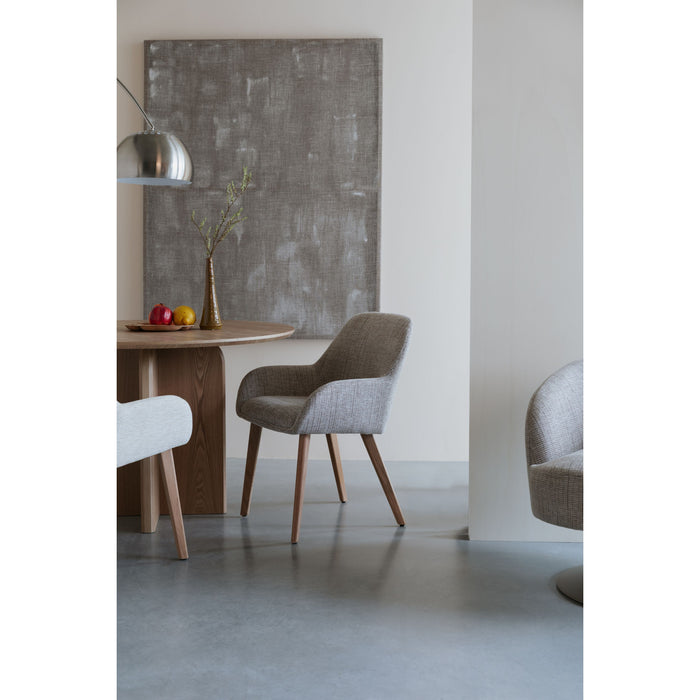 Housecraft Living Loua Eetkamerstoelen Beige| Bruin - Set van 2