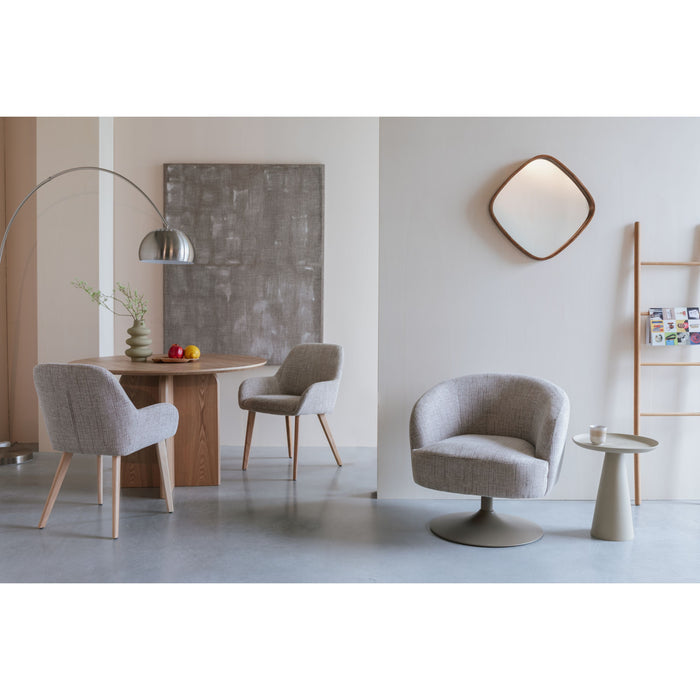 Housecraft Living Loua Eetkamerstoelen Beige| Bruin - Set van 2