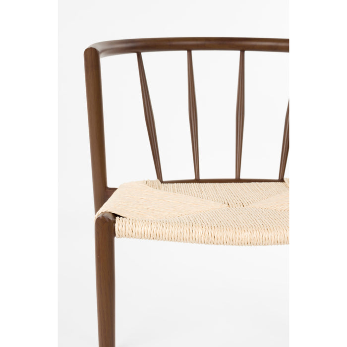 Housecraft Living Che Eetkamerstoelen Bruin - Set van 2