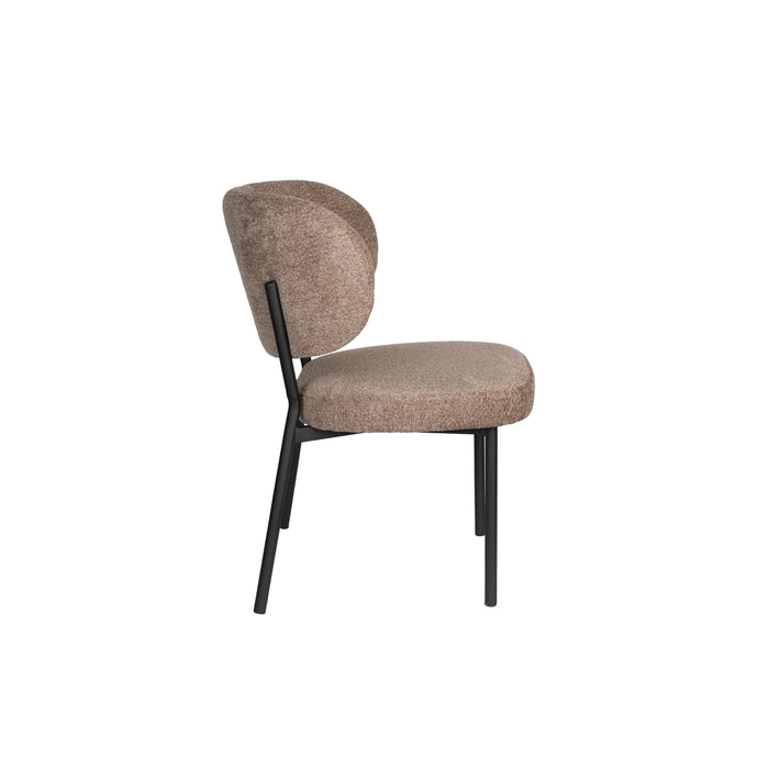 Housecraft Living Sanne Eetkamerstoelen Bruin - Set van 2