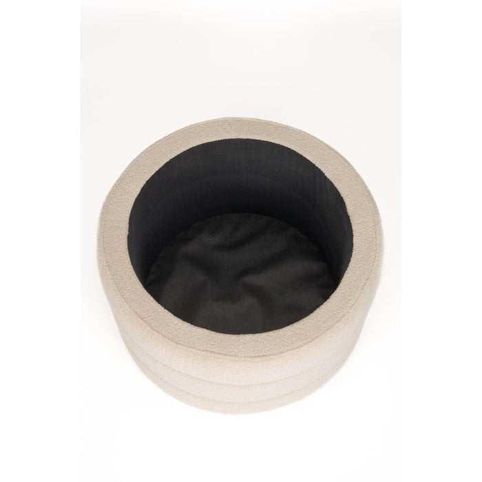 Housecraft Living Zuma Poef met opbergruimte Bouclé Beige