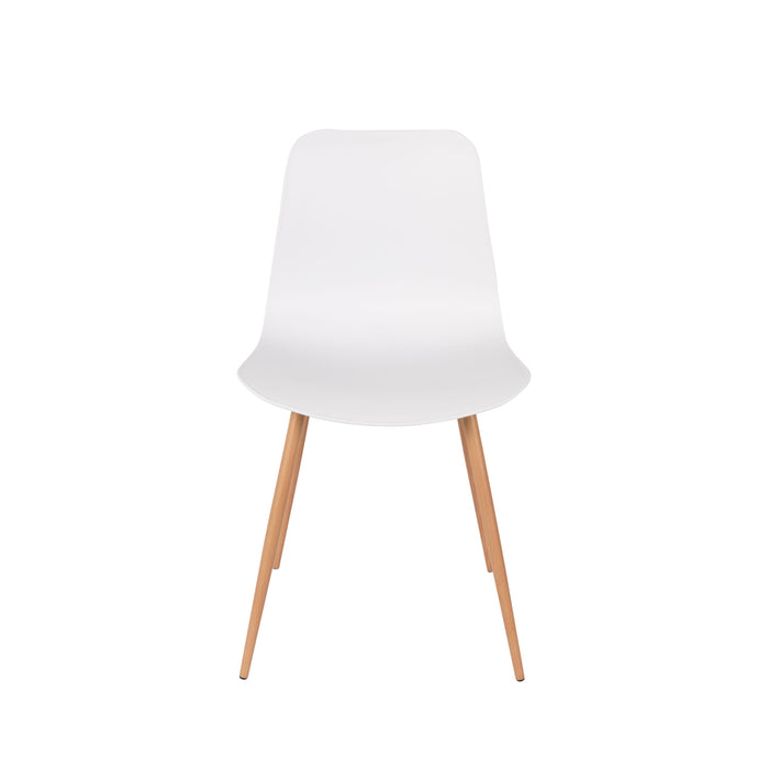 Housecraft Living Leon Eetkamerstoelen Wit - Set van 2