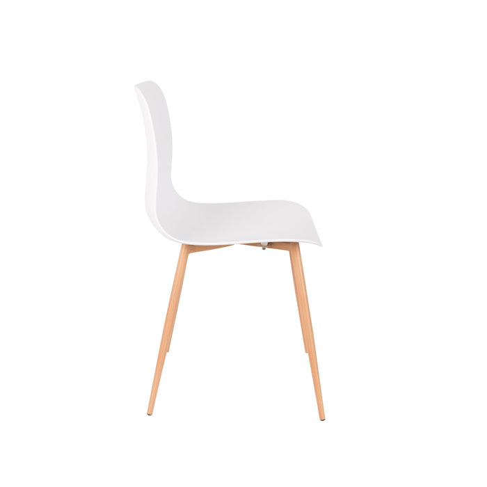 Housecraft Living Leon Eetkamerstoelen Wit - Set van 2