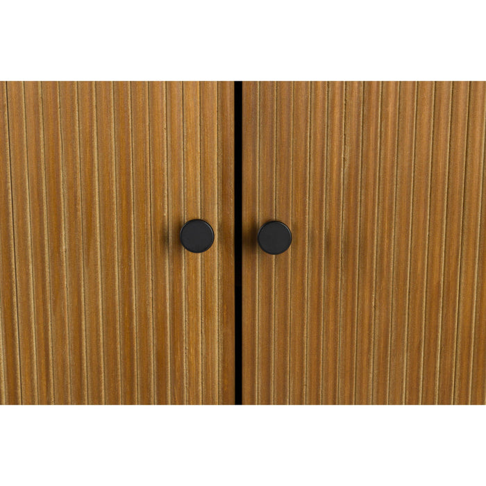 Housecraft Living Coztilla Kast| Opbergkast Laag Zwart| Bruin