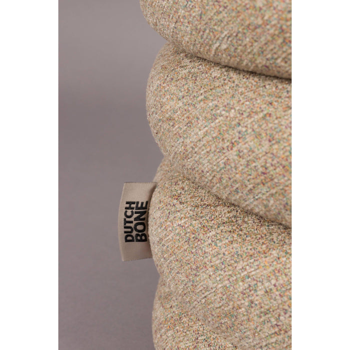 Dutchbone Fern Poef Beige