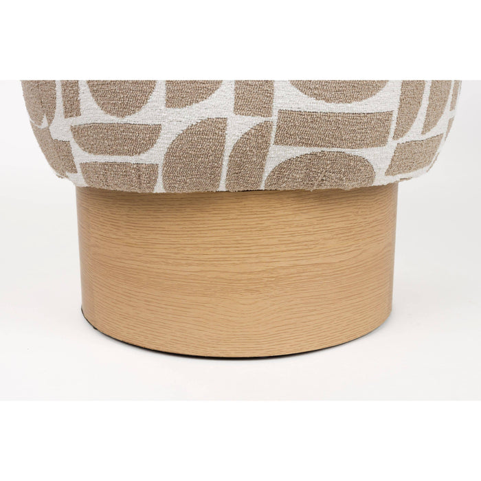 Housecraft Living Cyril Poef| Krukje Beige