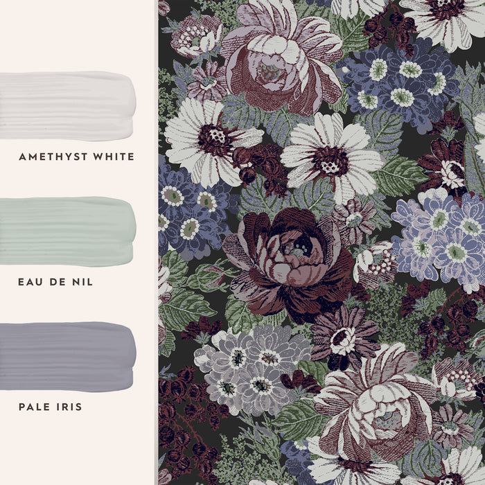 Laura Ashley Honnington Peonies Behang - Bloemen - 10mx52cm - Paars