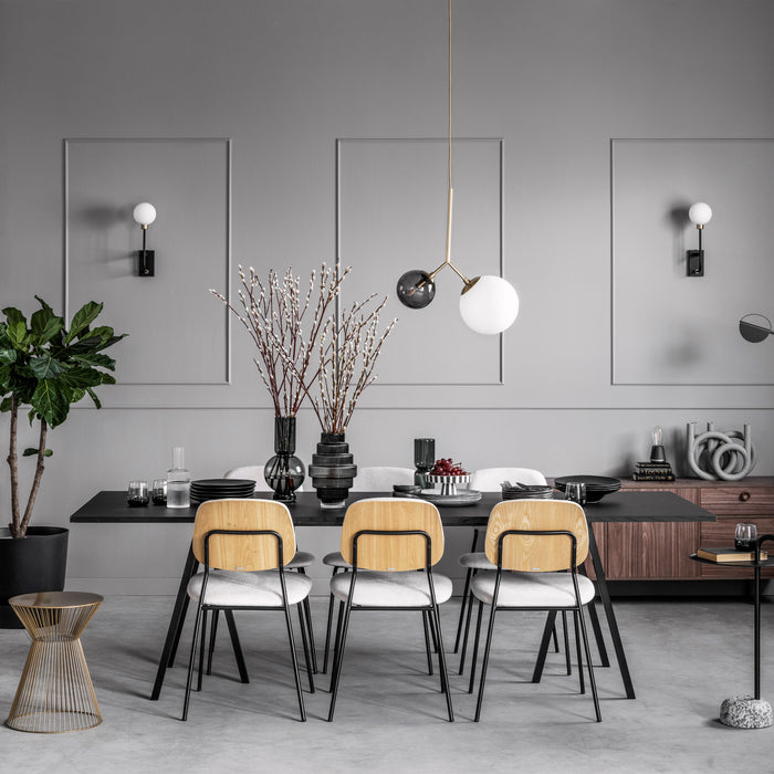 HAY Loop Stand Eettafel 250 x 92,5 cm - Zwart