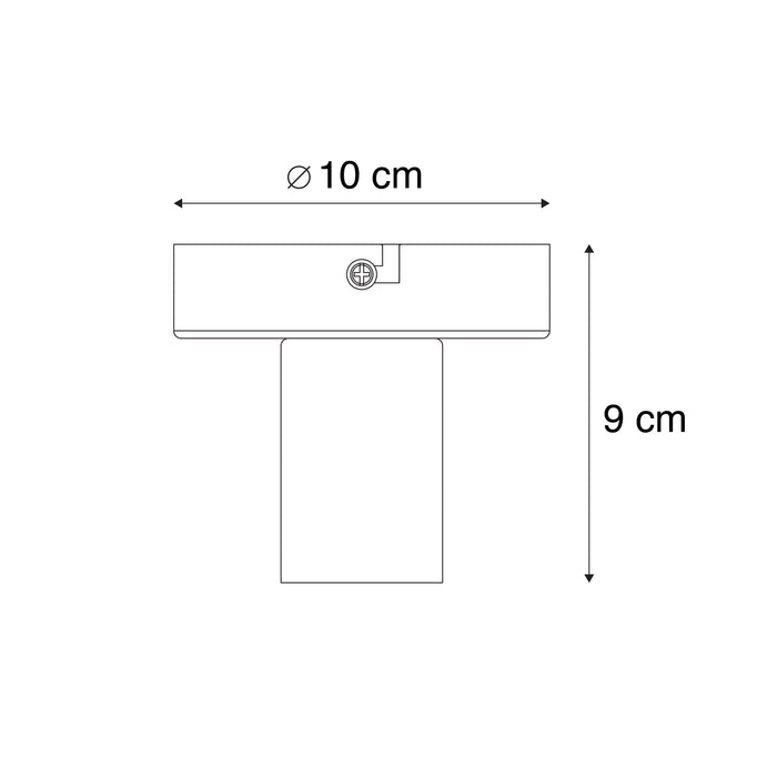 QAZQA Smart plafondlamp zwart incl. Wifi G95 - Facile