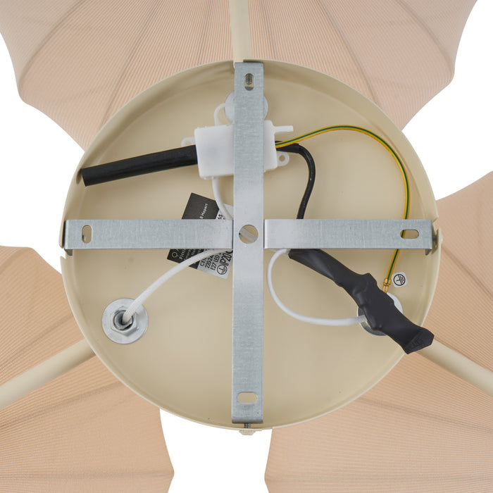 QAZQA Japandi plafondlamp beige 3-lichts - Multi Bida