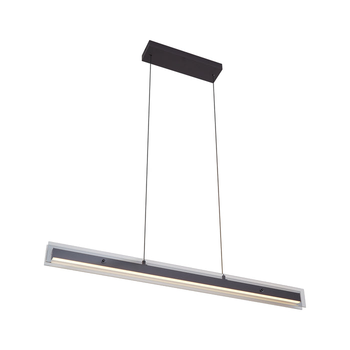 QAZQA Moderne hanglamp zwart met smoke glas - Catch