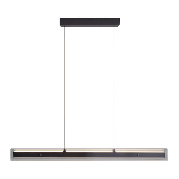 QAZQA Moderne hanglamp zwart met smoke glas - Catch