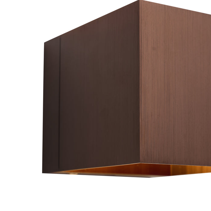 QAZQA Moderne wandlamp donkerbrons incl. LED en touch dimmer