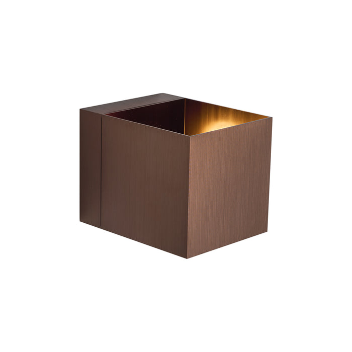 QAZQA Moderne wandlamp donkerbrons incl. LED en touch dimmer