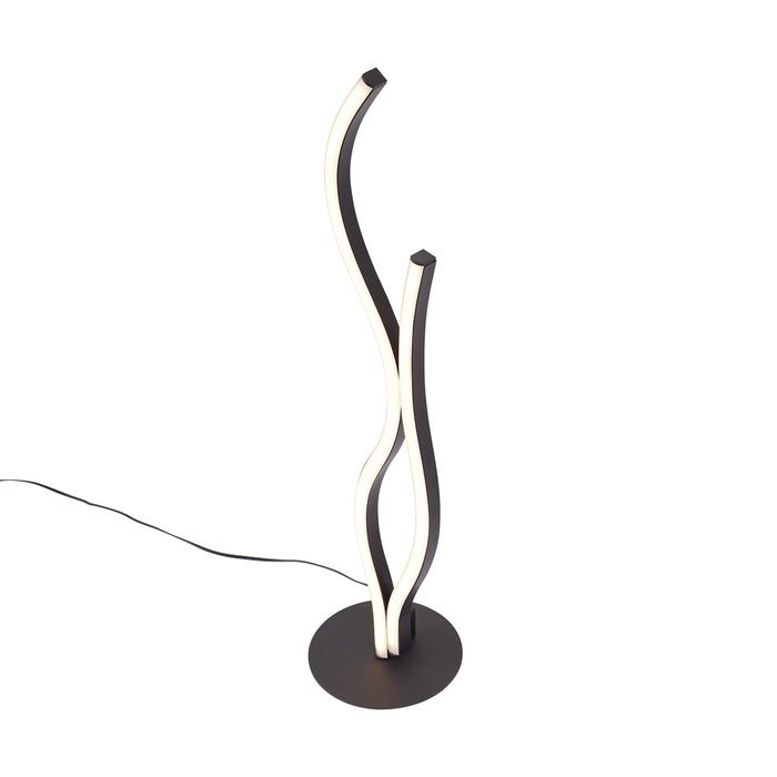 QAZQA Design tafellamp zwart incl. LED dimbaar - Ying