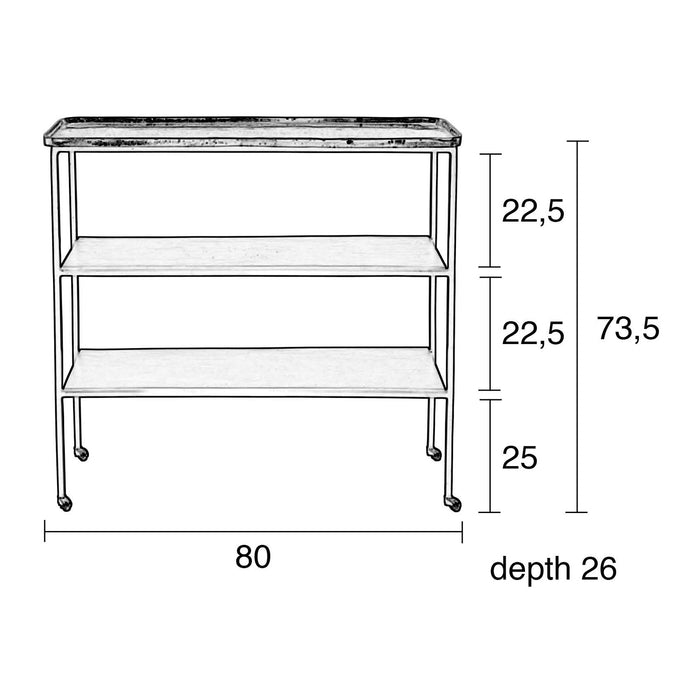 Zuiver Gusto Sidetable