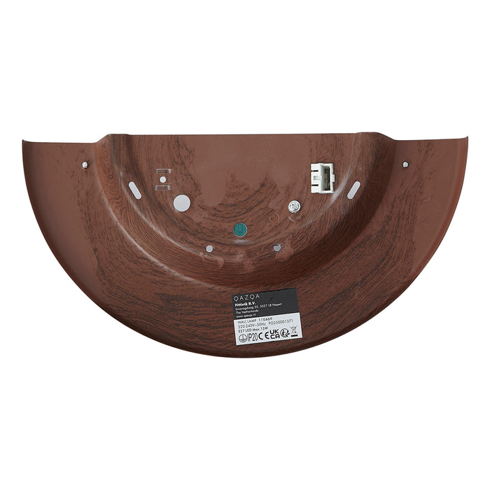 QAZQA Klassieke wandlamp rood met wit glas - Mesiac