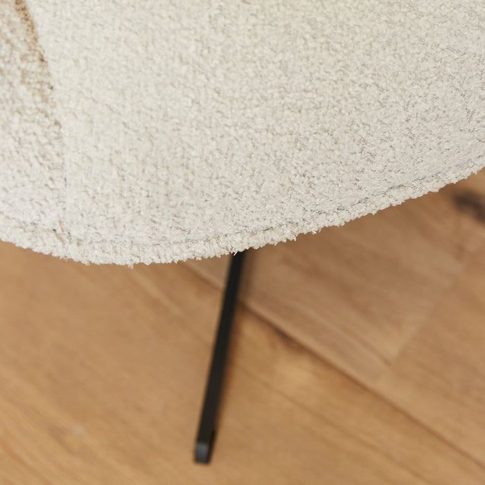 Starfurn - Fauteuil Mila - Wit - 77x80x52 cm