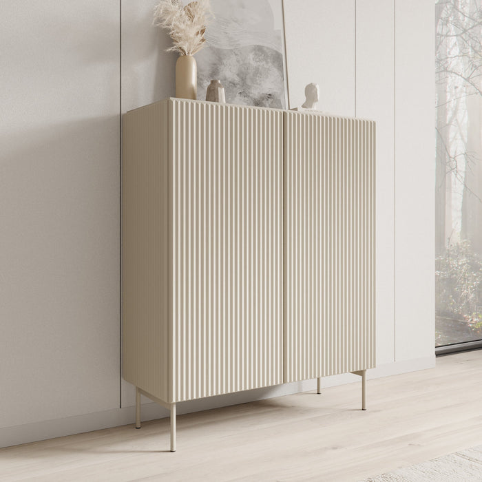 Meubella - Marajo - Dressoir - Beige - 99 cm