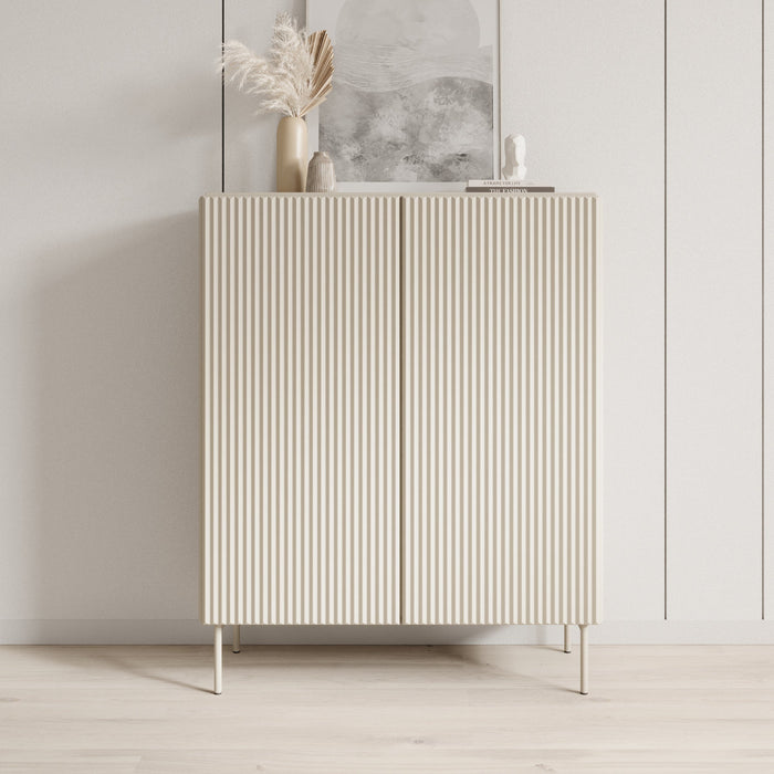 Meubella - Marajo - Dressoir - Beige - 99 cm