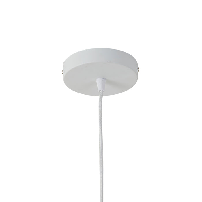 QAZQA Moderne hanglamp wit 50cm 3-lichts - Drum Duo