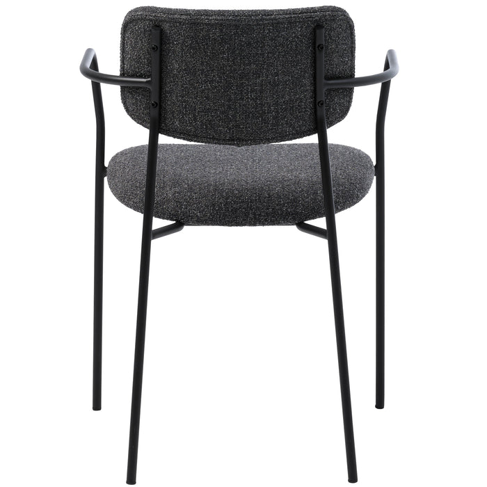 Elowen Eetkamerstoel - Set van 2 - DonkergrijsÊ