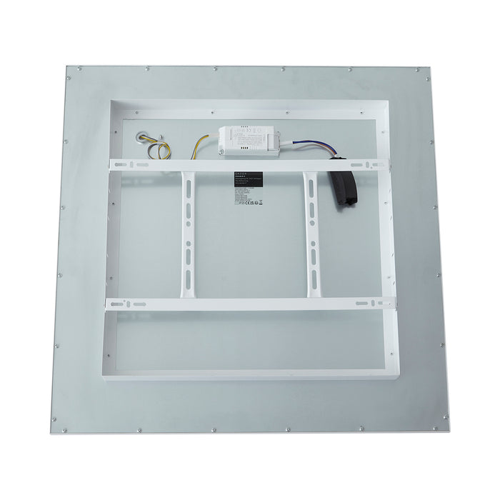 QAZQA LED paneel wit vierkant incl. LED 3-staps dimbaar - Reeves