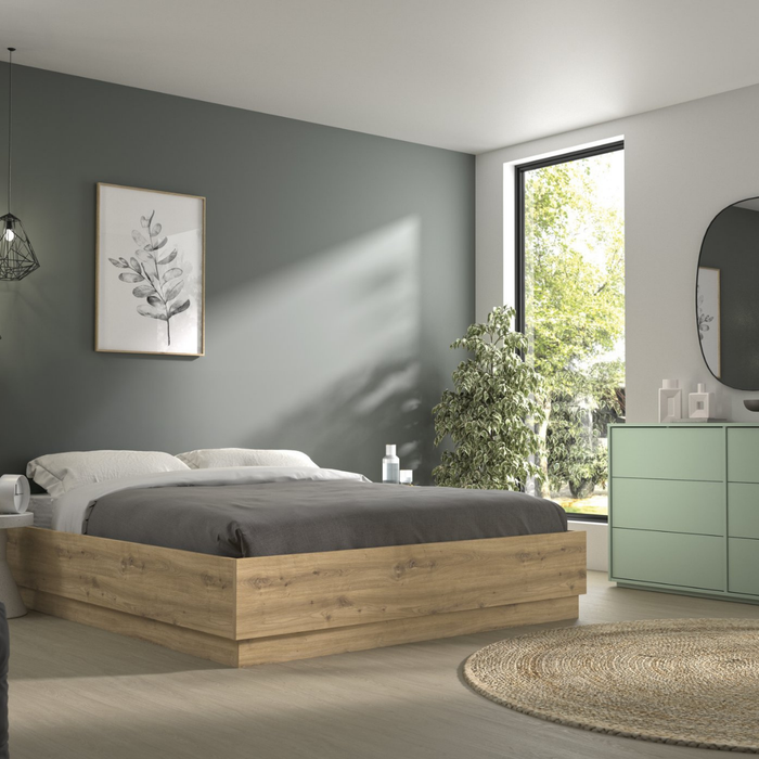 Calicosy - TIDY Opbergbed 160 x 200 cm - H36 cm - Licht hout