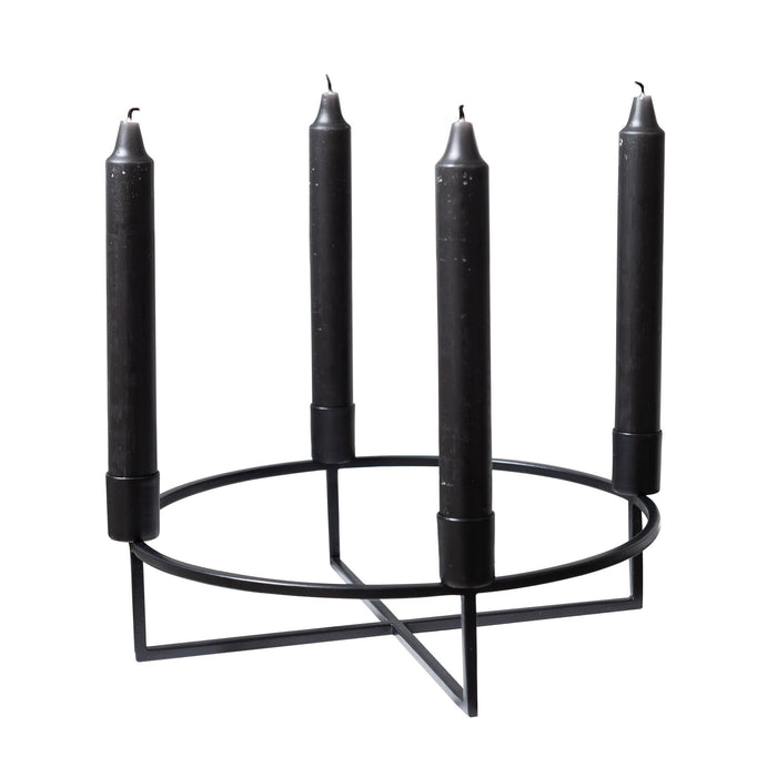 4flames kandelaar Ø28 zwart