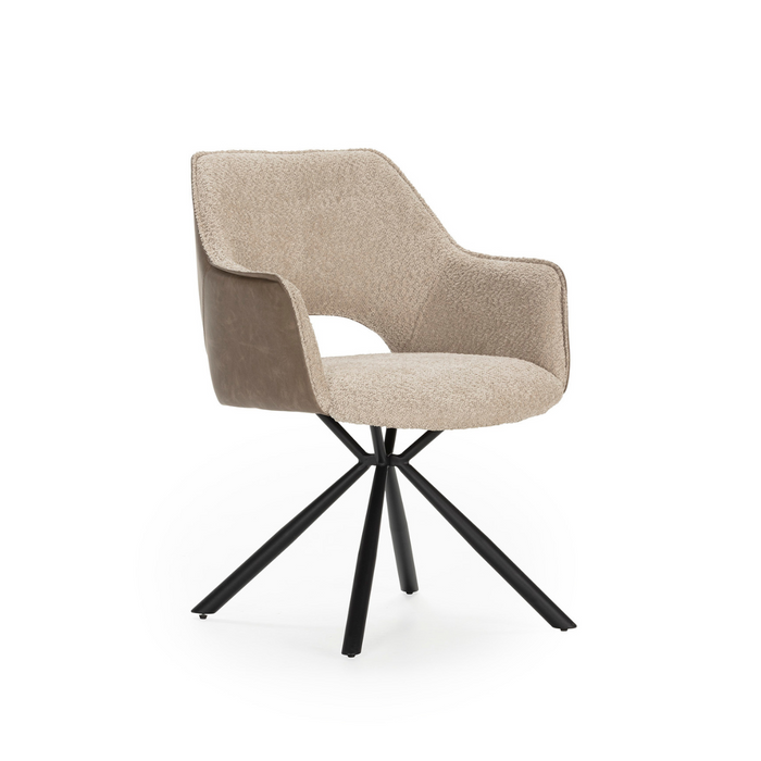 Calicosy - MARIEL Set van 2 Eetkamerstoelen - H47 cm