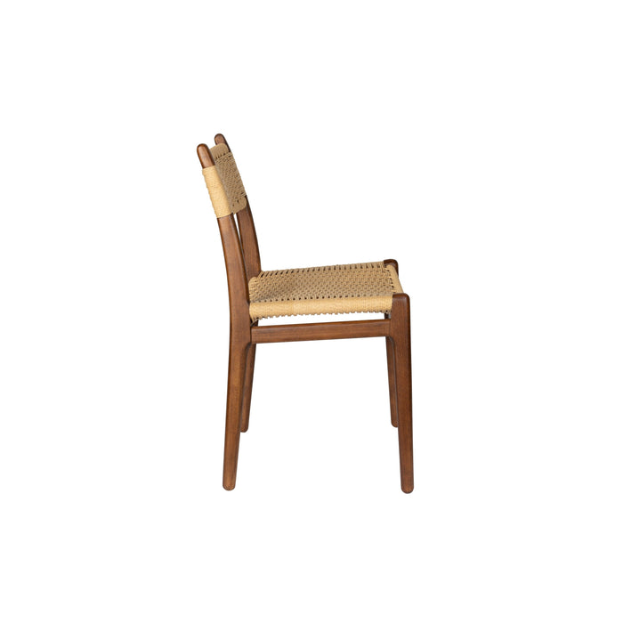 Dutchbone Cecile Stoel - Set van 2 - Bruin