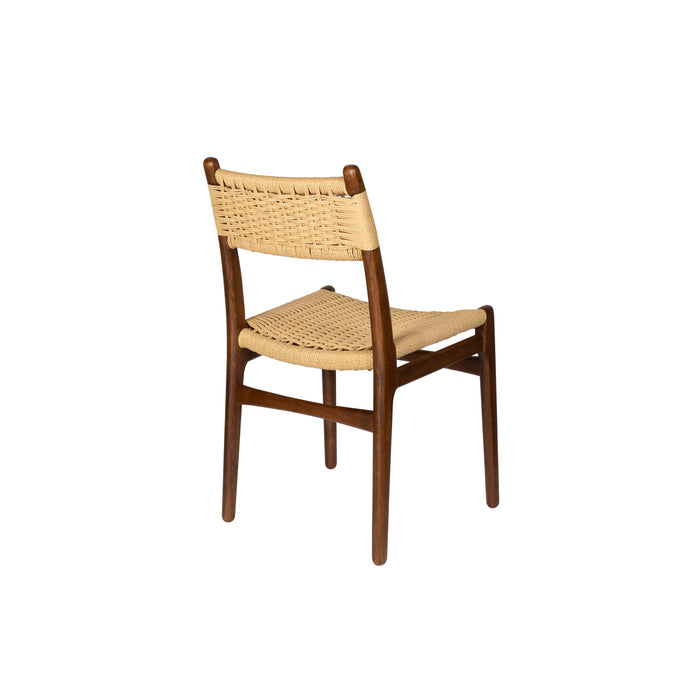 Dutchbone Cecile Stoel - Set van 2 - Bruin